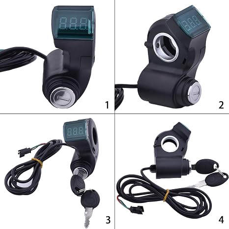 Scooter Key Ignition With Display